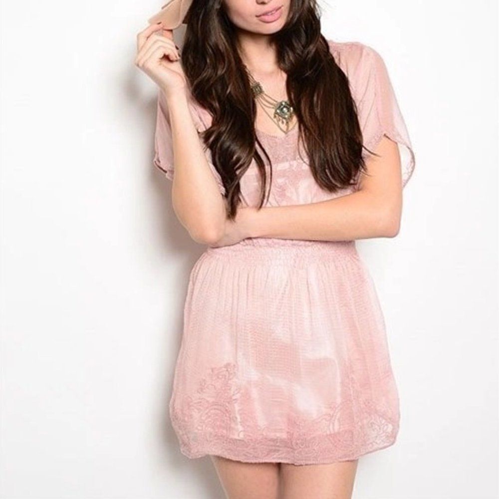 *Clearance* CIEL Pink Chiffon Dress